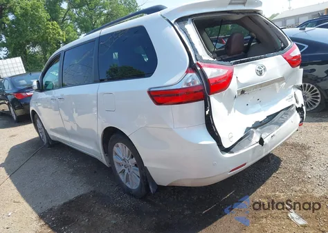 2017 Toyota Sienna Limited 7 Passenger from USA, damaged, VIN 5TDDZ3DC5HS150577